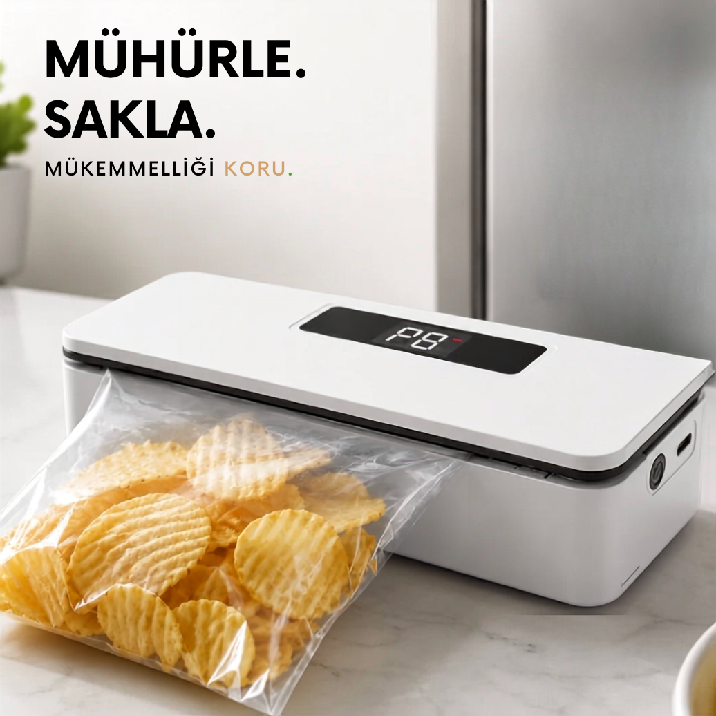 Mühürcüm® Şarjlı Poşet Kapatıcı